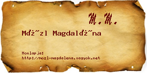 Mözl Magdaléna névjegykártya
